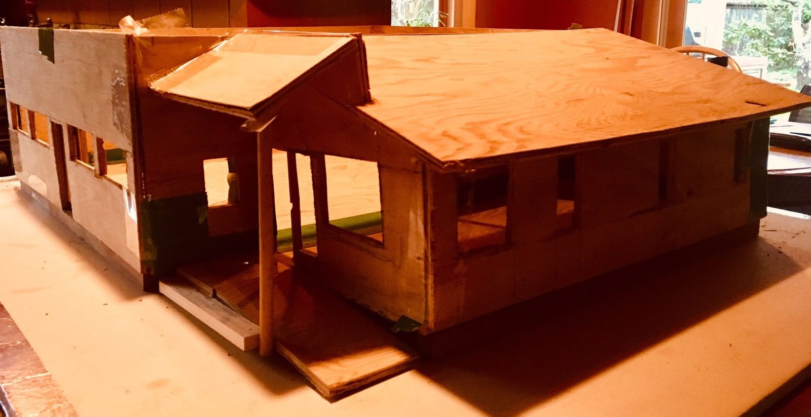 The architectural model of the expansion